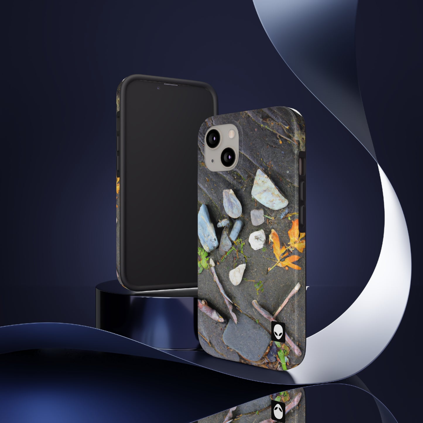 „Elemente der Natur: Gestaltung einer kreativen Landschaft“ – The Alien Tough Phone Cases