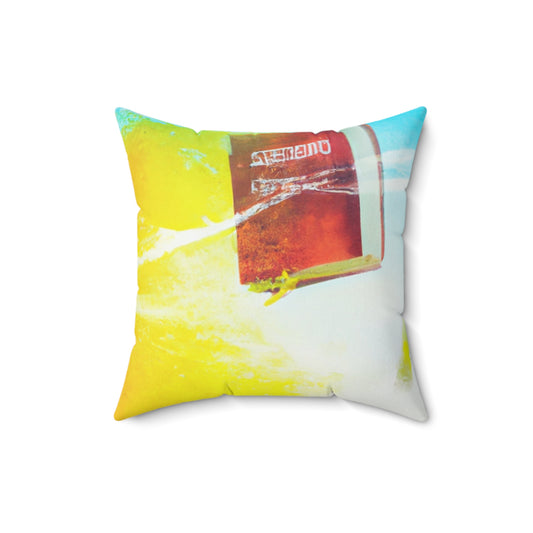 "Exploring My World through Art: Capturing the Memories of Places Visited" - The Alien Square Pillow