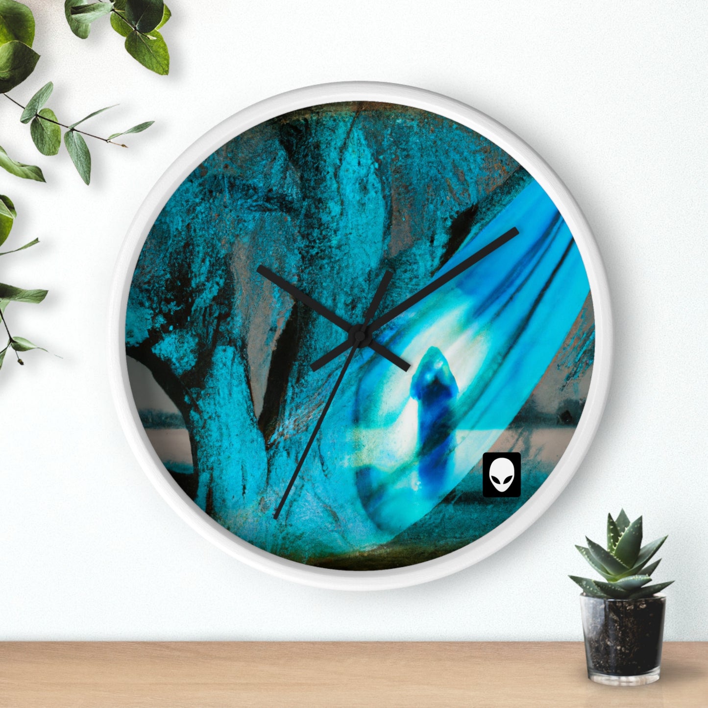 "Dreamscape: Exploring the Inner Realm" - The Alien Wall Clock