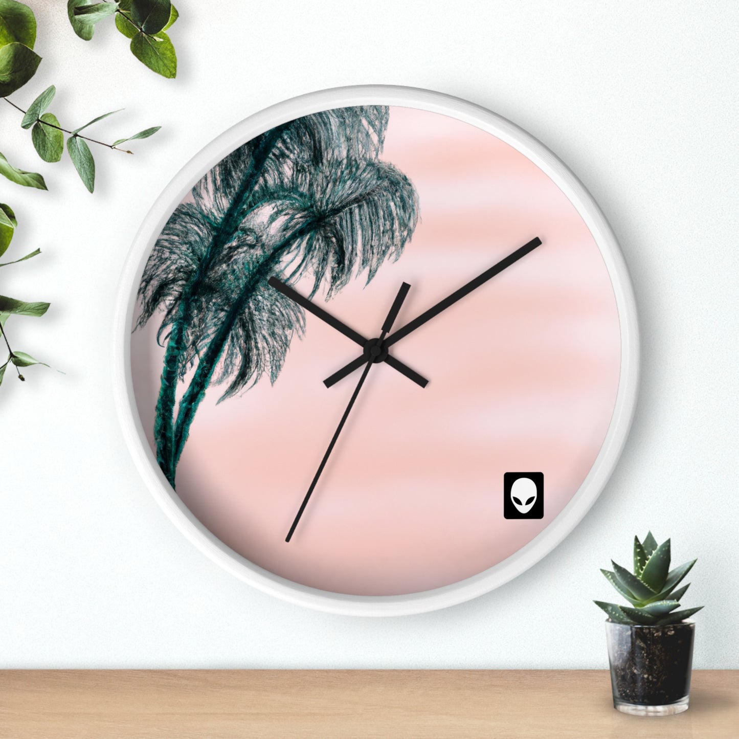 "La oda de los amantes de la naturaleza: capturando el esplendor de lo salvaje" - The Alien Wall Clock