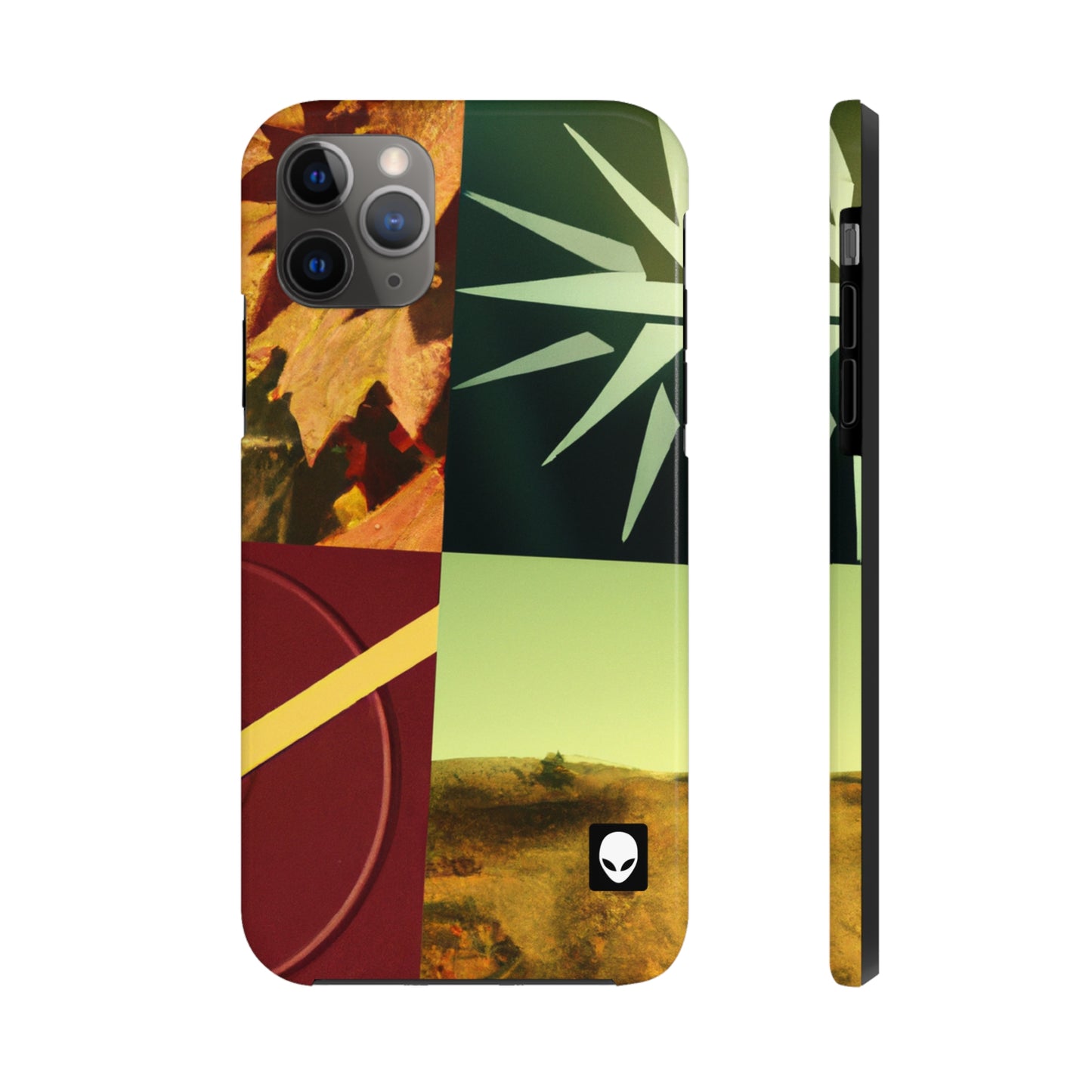 "A Reflection of My Journey: A Collage of Growth and Transformation" - The Alien Tough Phone Cases