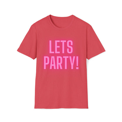 Lets Party! - The Alien Unisex Softstyle T-Shirt