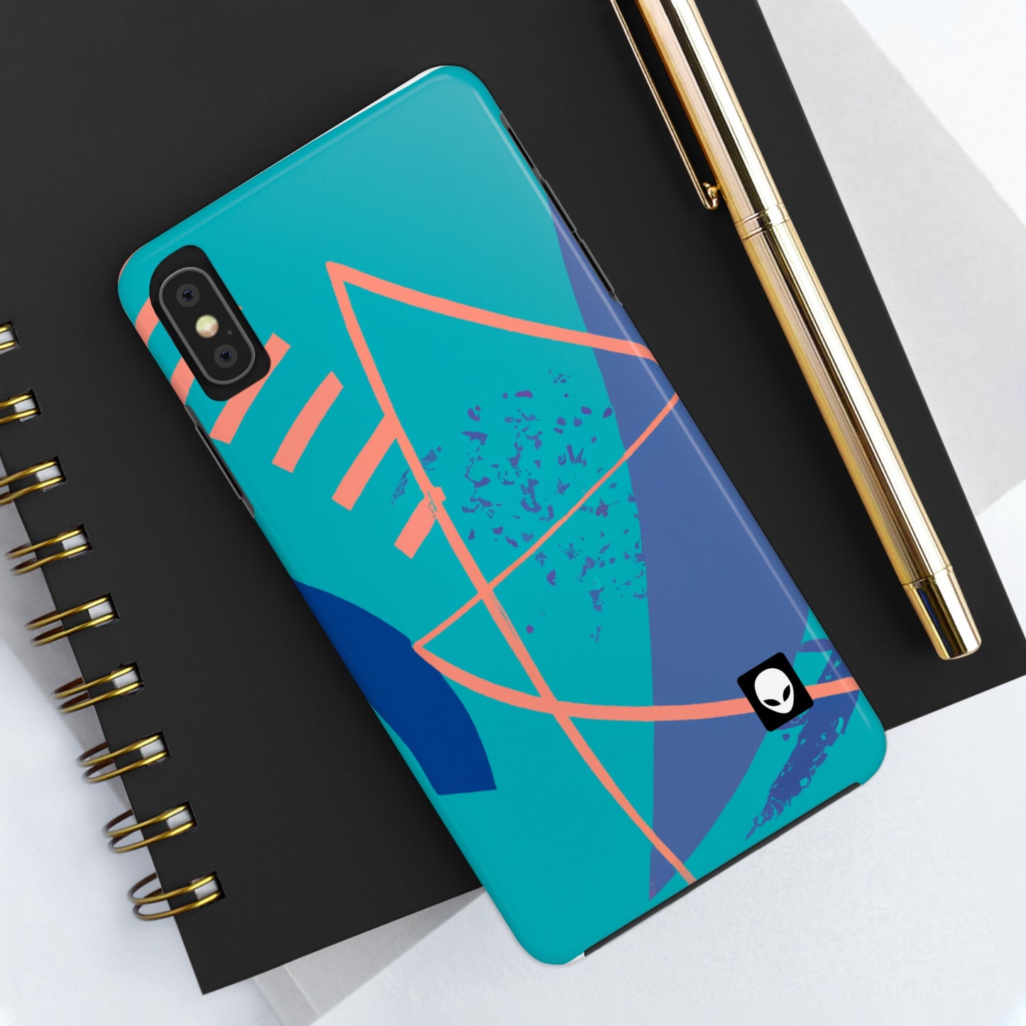 Geometrische Kunst: Eine Erforschung von Farbe und Form – The Alien Tough Phone Cases