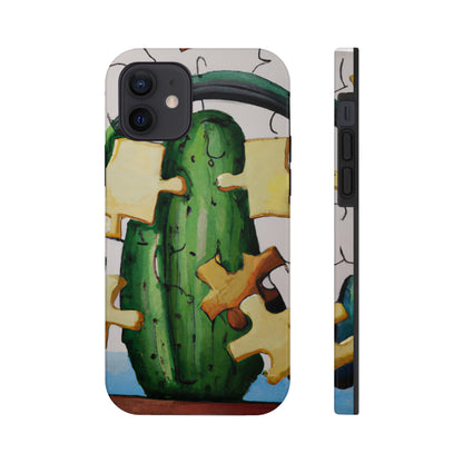 "Cactified Puzzle Time" - The Alien Tough Phone Cases