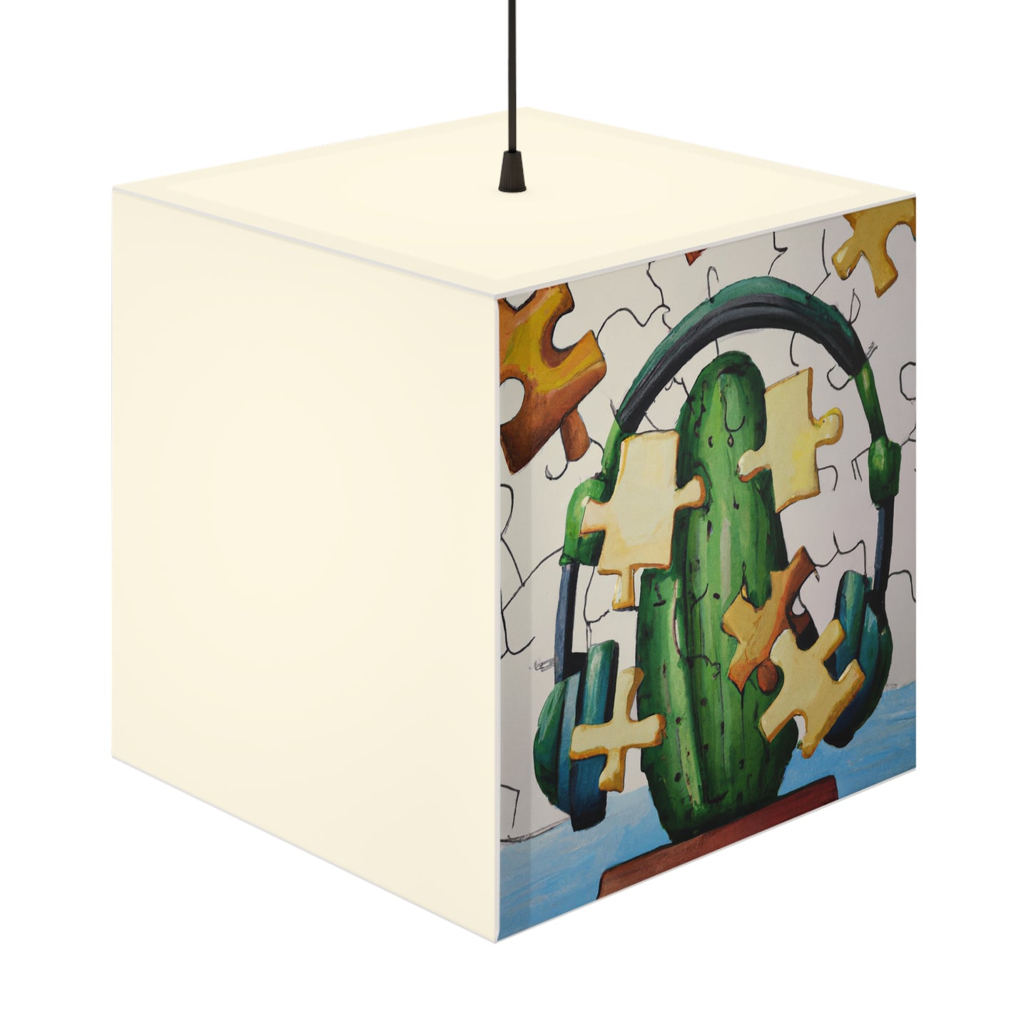 "Cactified Puzzle Time" - La lámpara Alien Light Cube