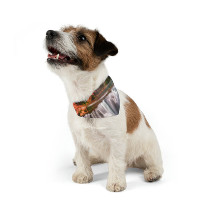 "Capturing Nature's Beauty: Crafting an Iconic Landscape in Vibrant Art" - The Alien Pet Bandana Collar