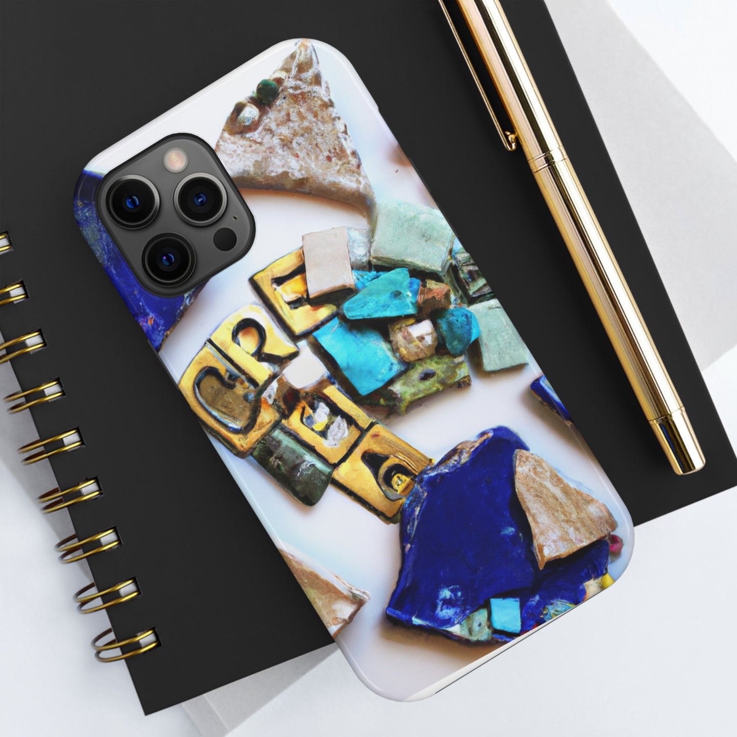 "Un mosaico de resiliencia: una exploración creativa de la fuerza y ​​la resistencia" - The Alien Tough Phone Cases