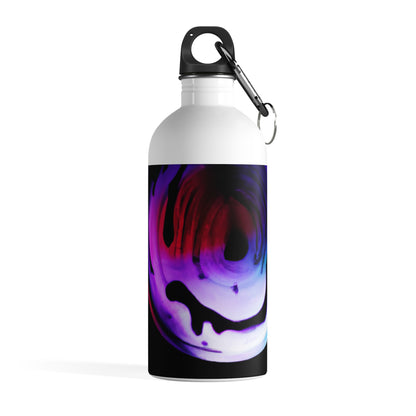 "Exploring Contrasts: A Colorful Dance of Luminance and Chromatic Aberration" - The Alien Stainless Steel Water Bottle