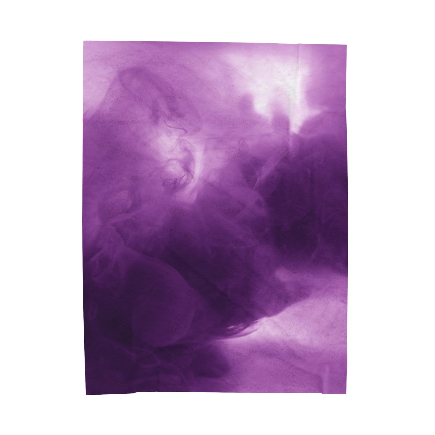 Pruple Smoke - The Alien Velveteen Plush Blanket