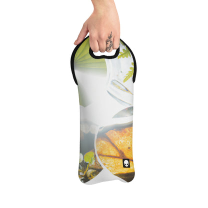 "Earth's Splendor: A Colorful Collage of Natural Wonders" - The Alien Wine Tote Bag