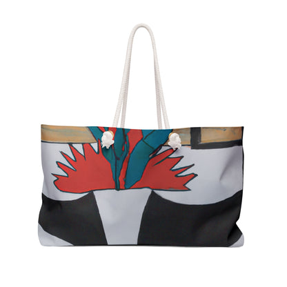 "Exploring Balance and Pattern in Abstract Art" - The Alien Weekender Bag