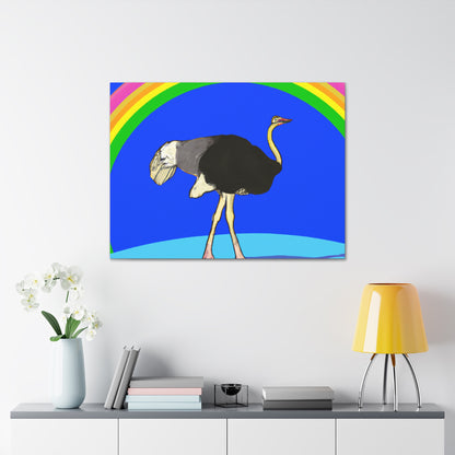 „Bridging the Divide: The Ostrich's Rainbow“ – The Alien Canva