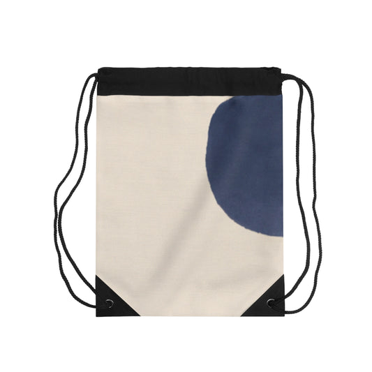 "Geometric Contrast: Exploring Color Through Geometry"- The Alien Drawstring Bag