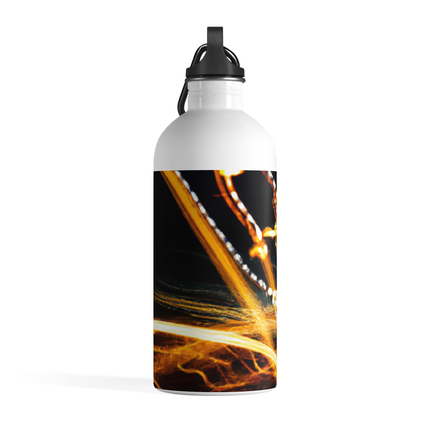 "Chaotic Disruption: An Abstract Exploration" - The Alien Stainless Steel Water Bottle