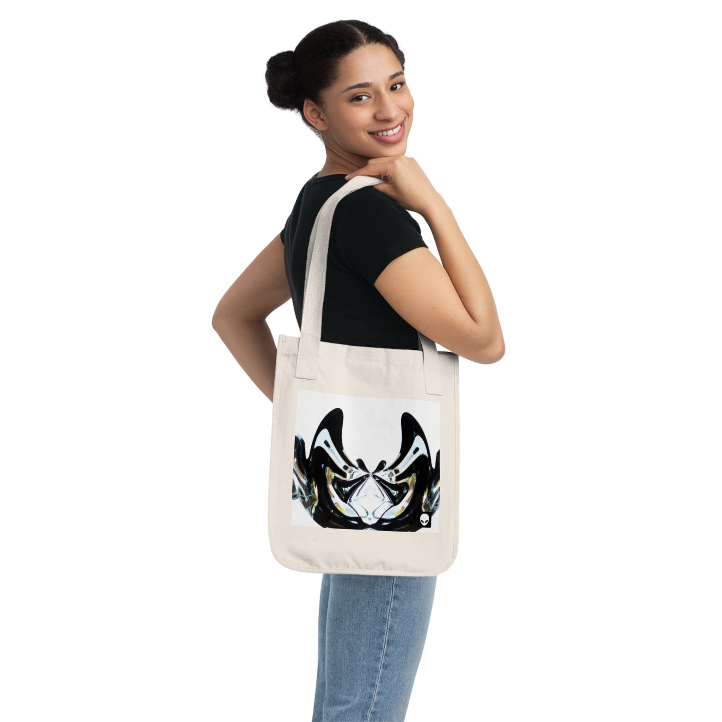 "Fusionar perspectivas: crear una representación visual dinámica" - The Alien Eco-friendly Tote Bag