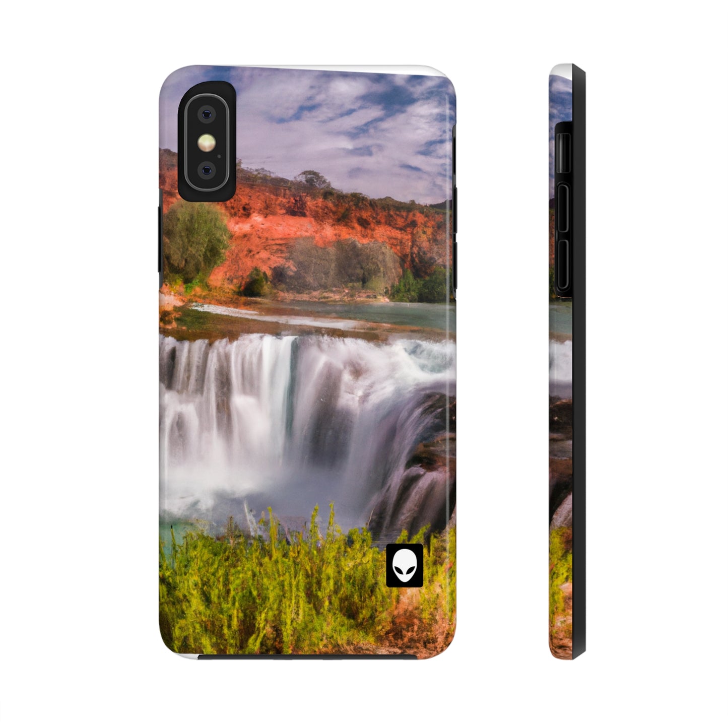 „Die Schönheit der Natur einfangen: Eine ikonische Landschaft in lebendiger Kunst gestalten“ – The Alien Tough Phone Cases