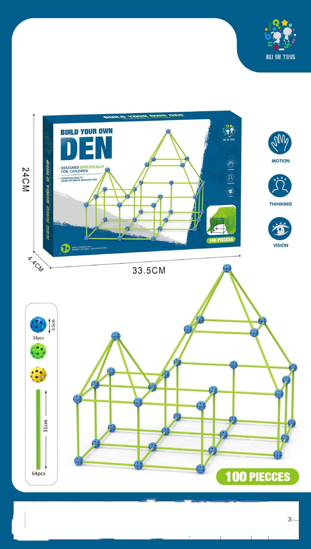 Fort Gebäude Kit Bau Blöcke Set Kinder Spielzeug Zelte Festung Builder Burgen Tunnel Diy 3d Spielen Haus Für Kinder geschenk