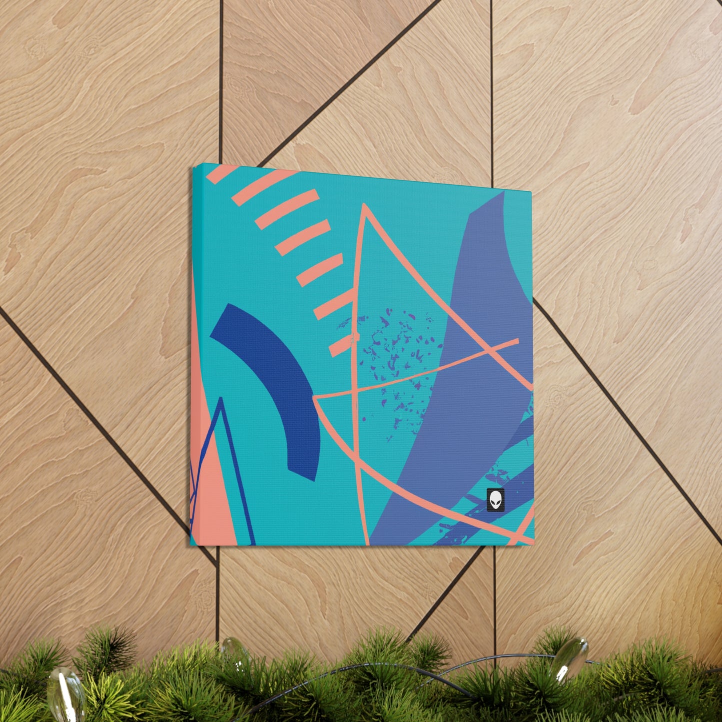 Geometrische Kunst: Eine Erforschung von Farbe und Form – The Alien Canva