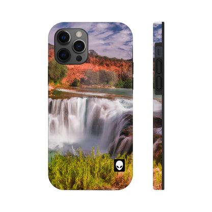 "Capturando la belleza de la naturaleza: creando un paisaje icónico en un arte vibrante" - The Alien Tough Phone Cases