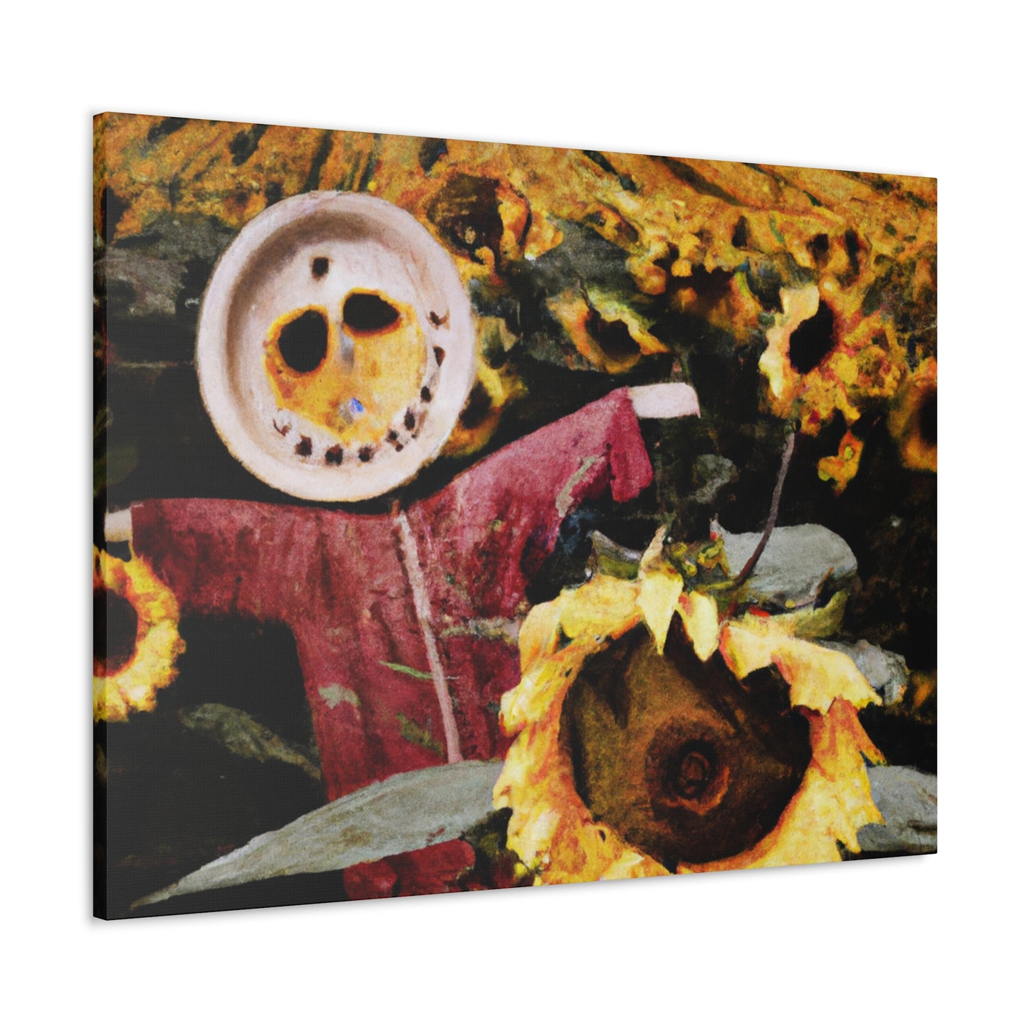 "Lone Sentry of the Sunflower Field" - The Alien Canva