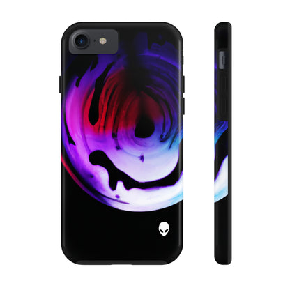 "Exploring Contrasts: A Colorful Dance of Luminance and Chromatic Aberration" - The Alien Tough Phone Cases