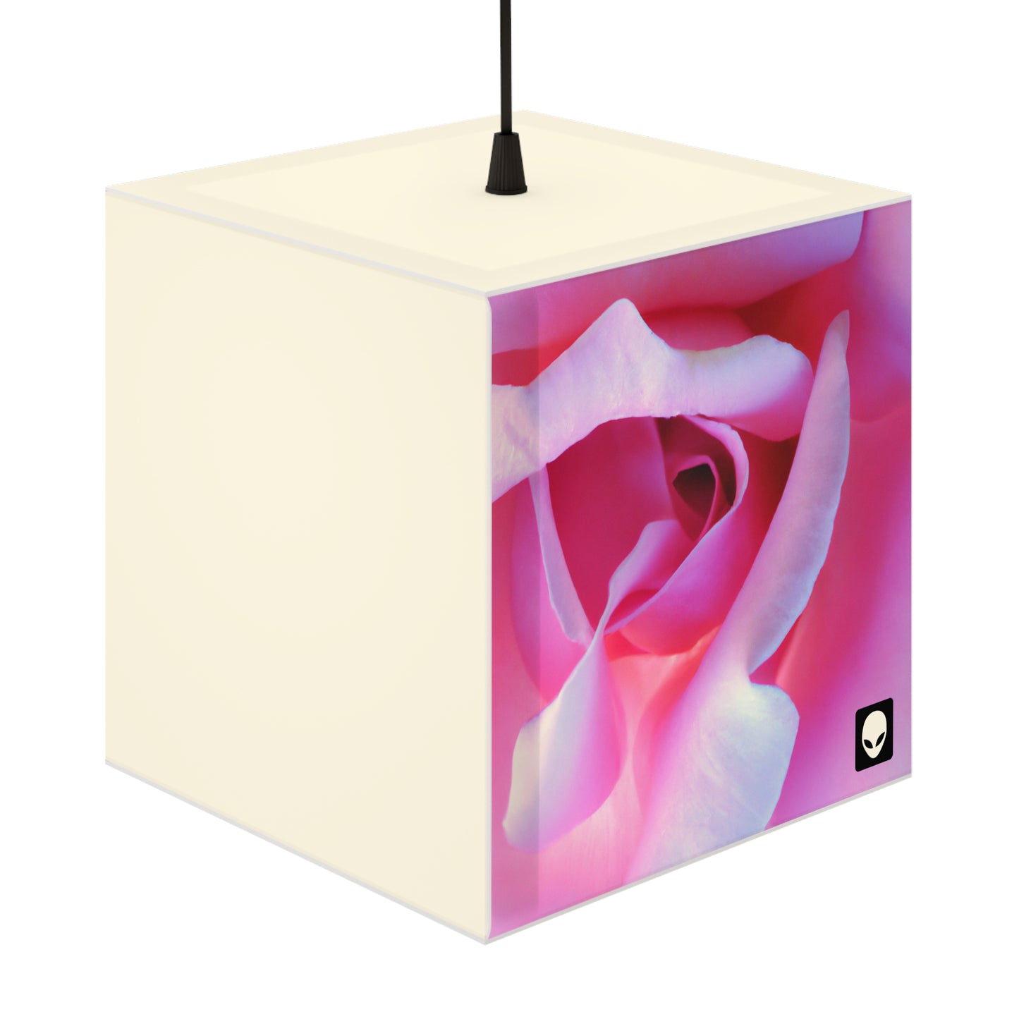 „Blissful Blooms: Die zarte Schönheit der Natur“ – Die Alien Light Cube Lampe