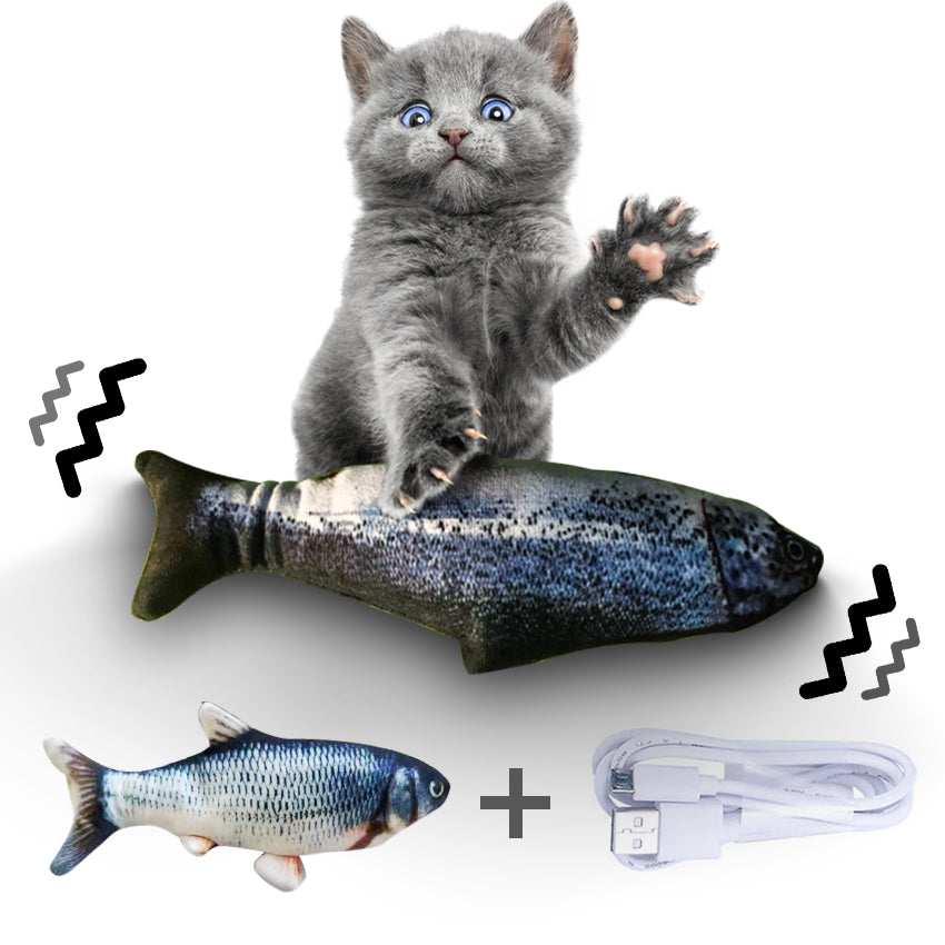 Ohne Cat Nip-Version – elektrisches springendes Fischsimulations-elektrisches Fischspielzeug