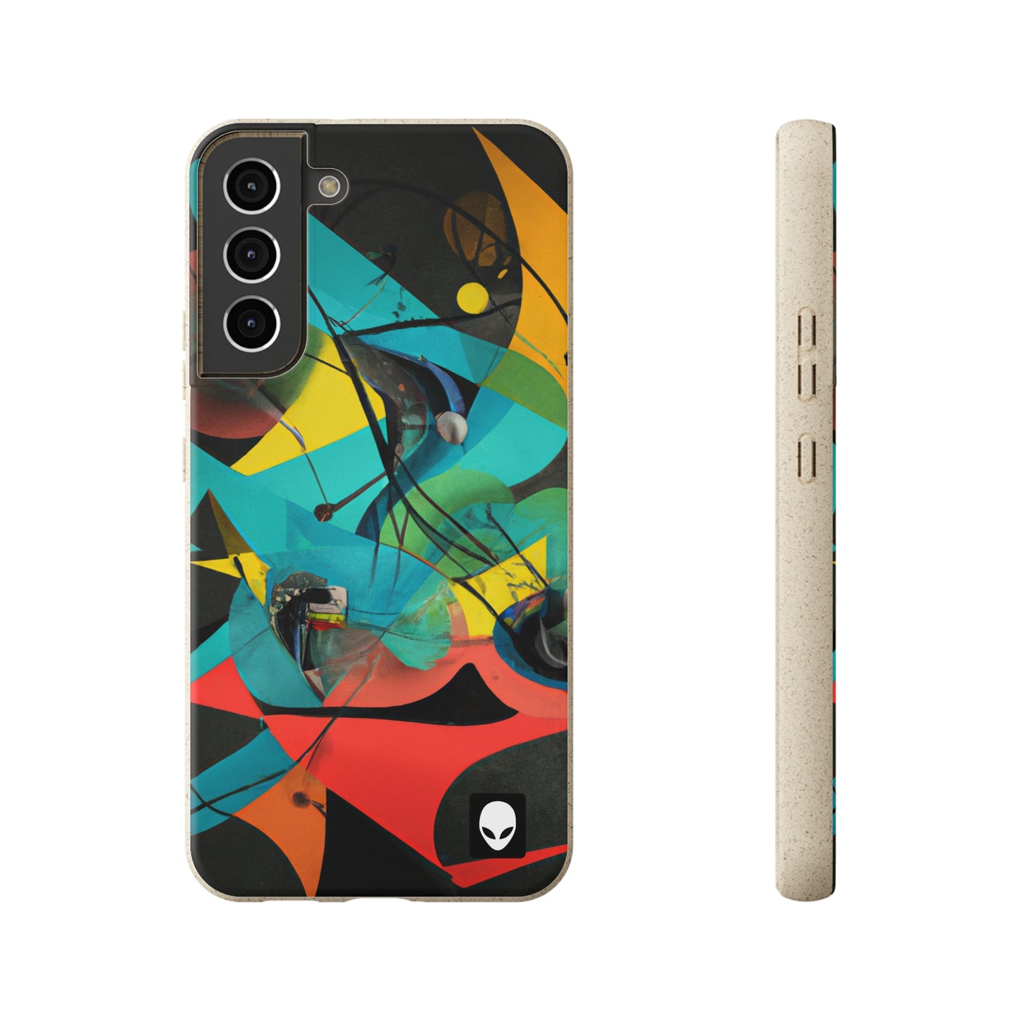 "Illusionary Perspective: A Colorful Dance of Light" - The Alien Eco-friendly Cases