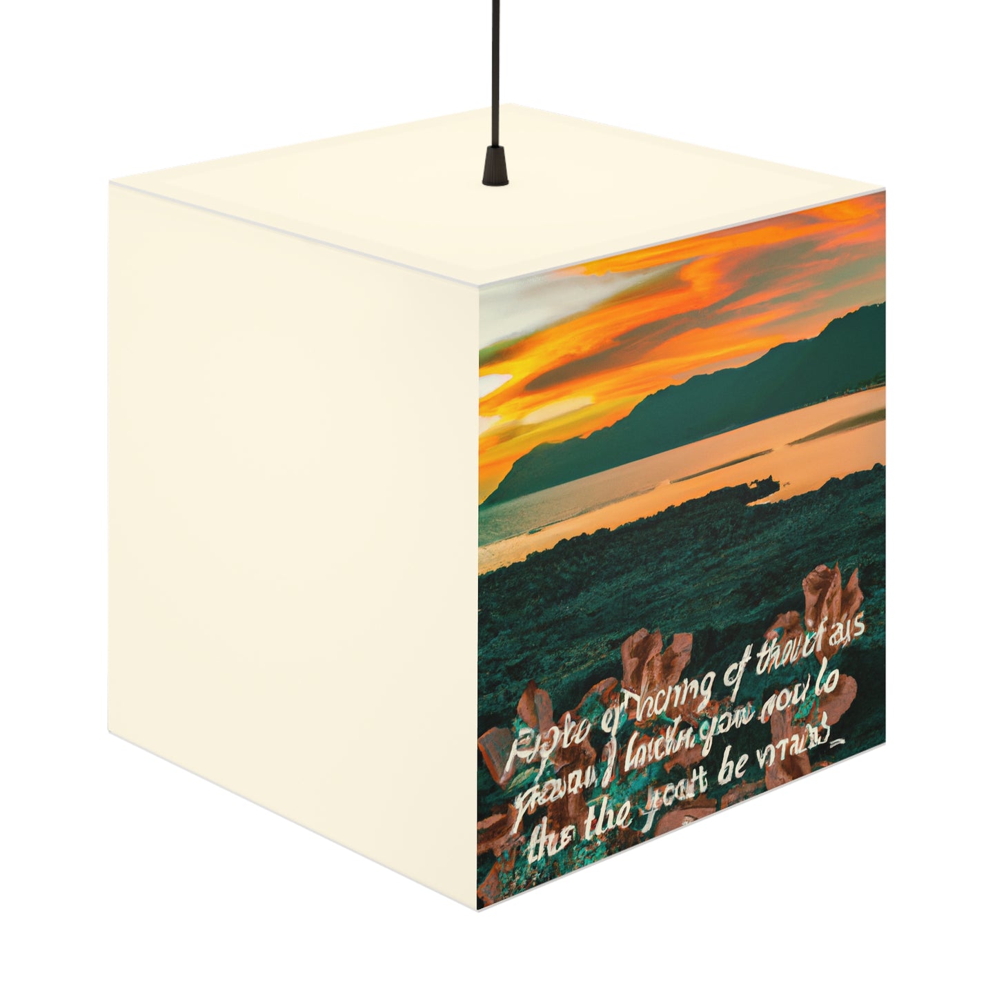 "Inspirational Visions: A Visual Exploration of Motivating Ideas" - The Alien Light Cube Lamp