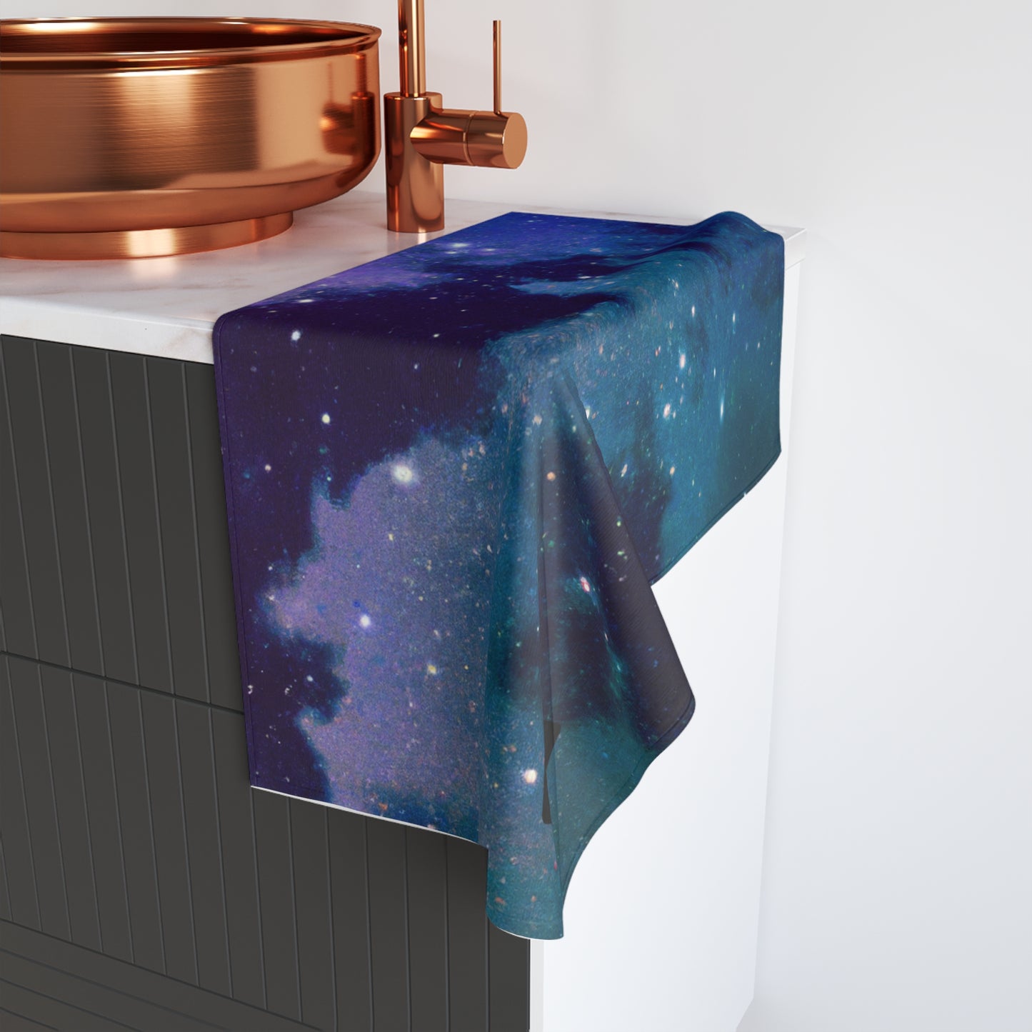 "Midnight Celestial Symphony" - The Alien Hand towel