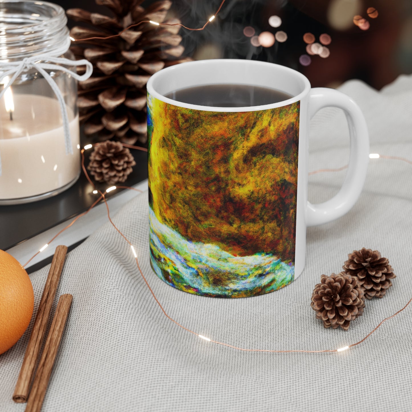 "Along the Riverbanks of Sorrows" - The Alien Ceramic Mug 11 oz