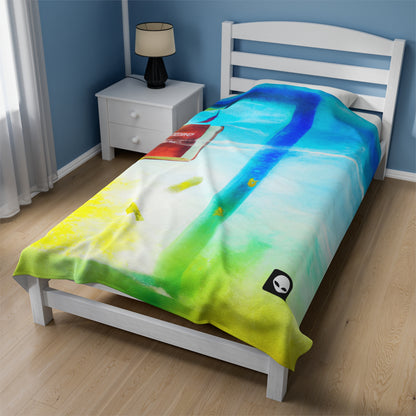 "Exploring My World through Art: Capturing the Memories of Places Visited" - The Alien Velveteen Plush Blanket