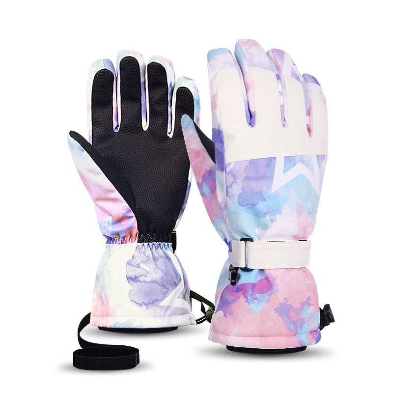 Ski Gloves Thickened Waterproof Warm