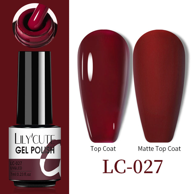 Esmalte de uñas en gel térmico que cambia de color