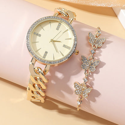 Reloj de pulsera para mujer Reloj de pulsera con correa fina simple