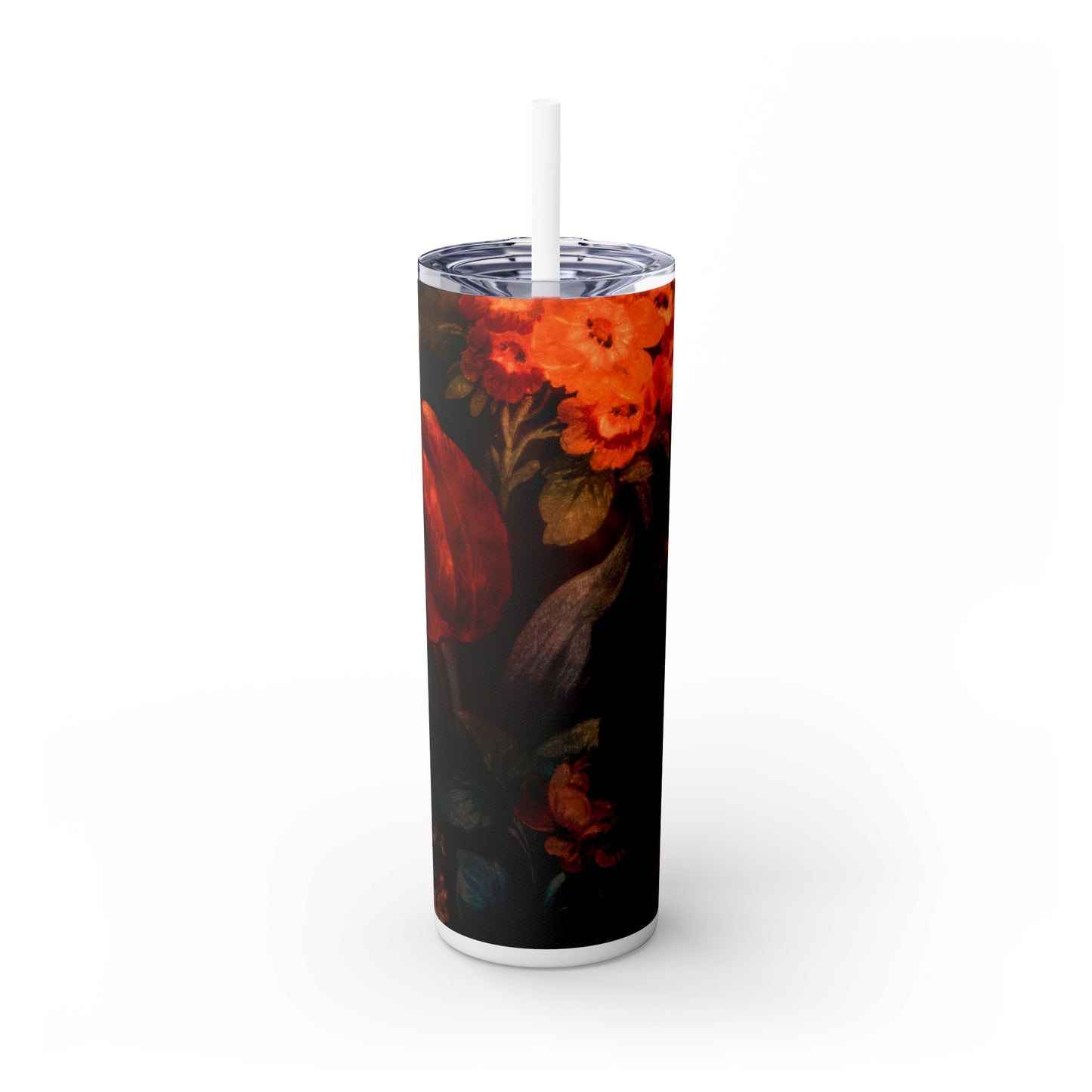 The Artistic Edge - The Alien Maars® Skinny Tumbler with Straw 20oz