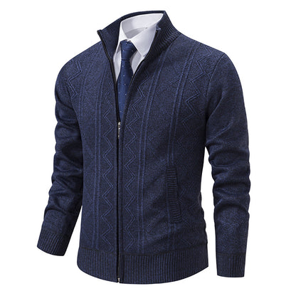 Lässige, lockere Strickjacke für Herren. Strickjacke