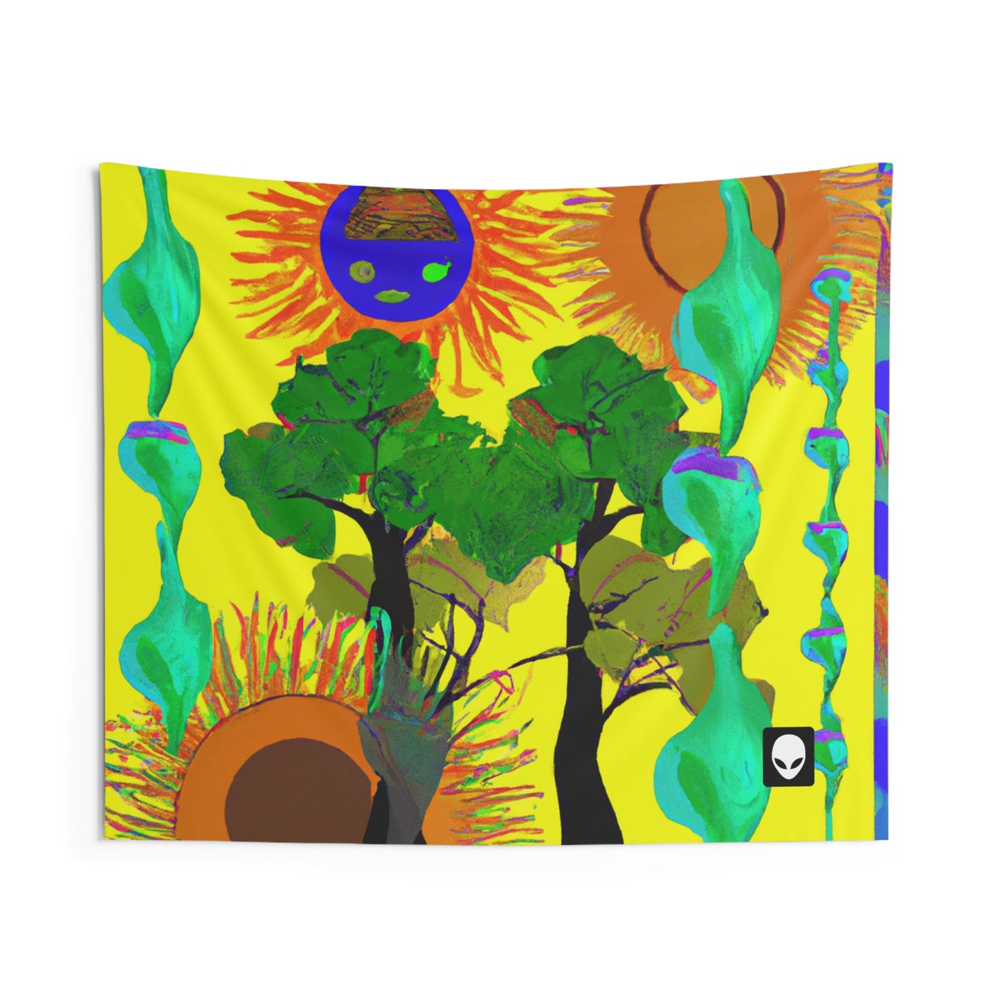 "Colisión de la belleza de la naturaleza" - The Alien Wall Tapestries