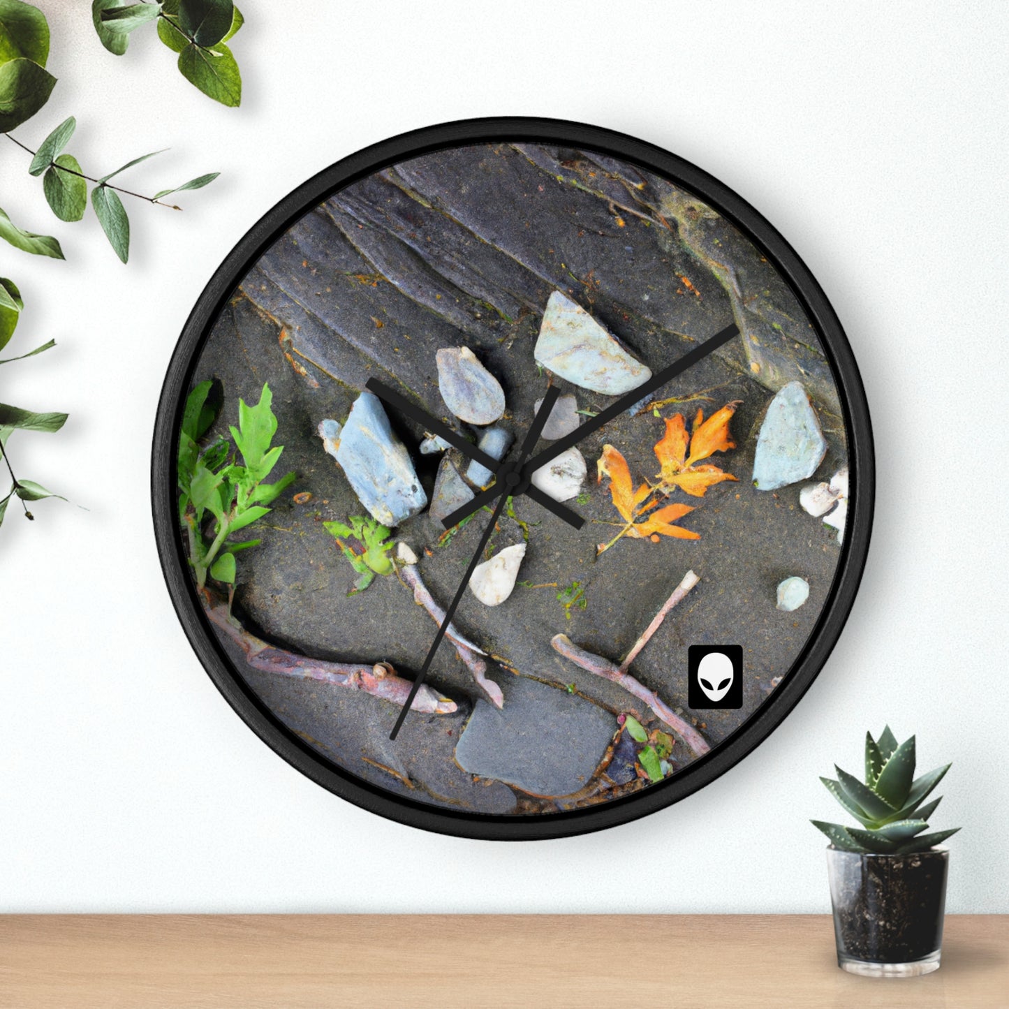 "Elements of Nature: Crafting a Creative Landscape" - The Alien Wall Clock