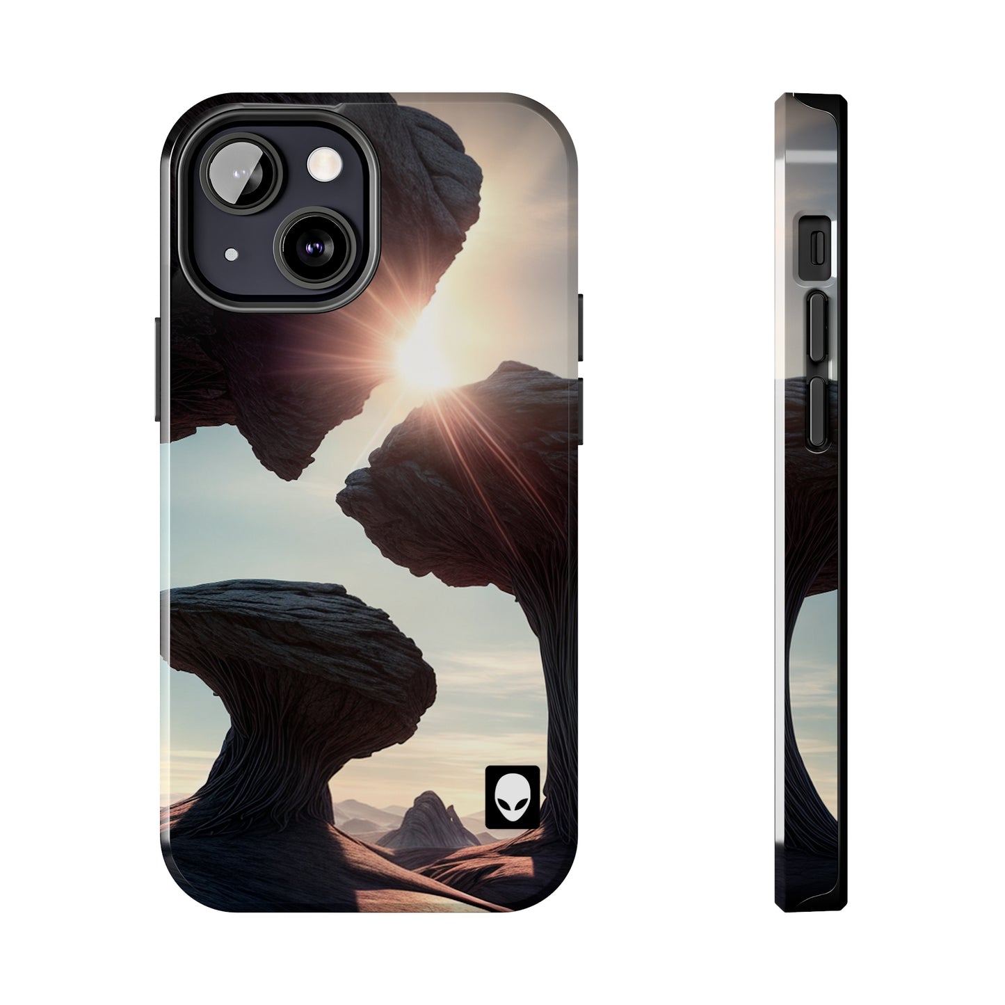 "Alien Landscape Odyssey" - The Alien Tough Phone Cases