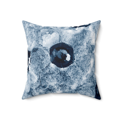 Mosaic Magic - The Alien Spun Polyester Square Pillow