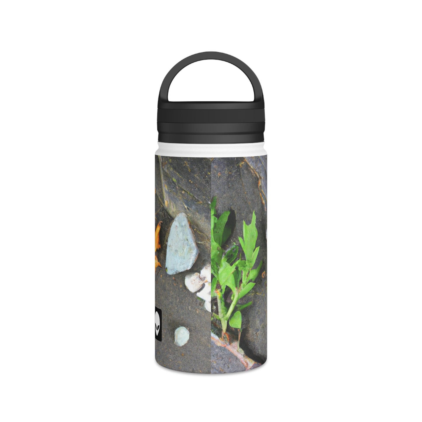 "Elements of Nature: Crafting a Creative Landscape" - The Alien Stainless Steel Water Bottle, Handle Lid