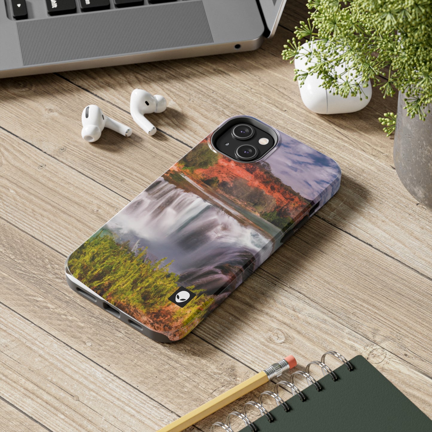 „Die Schönheit der Natur einfangen: Eine ikonische Landschaft in lebendiger Kunst gestalten“ – The Alien Tough Phone Cases