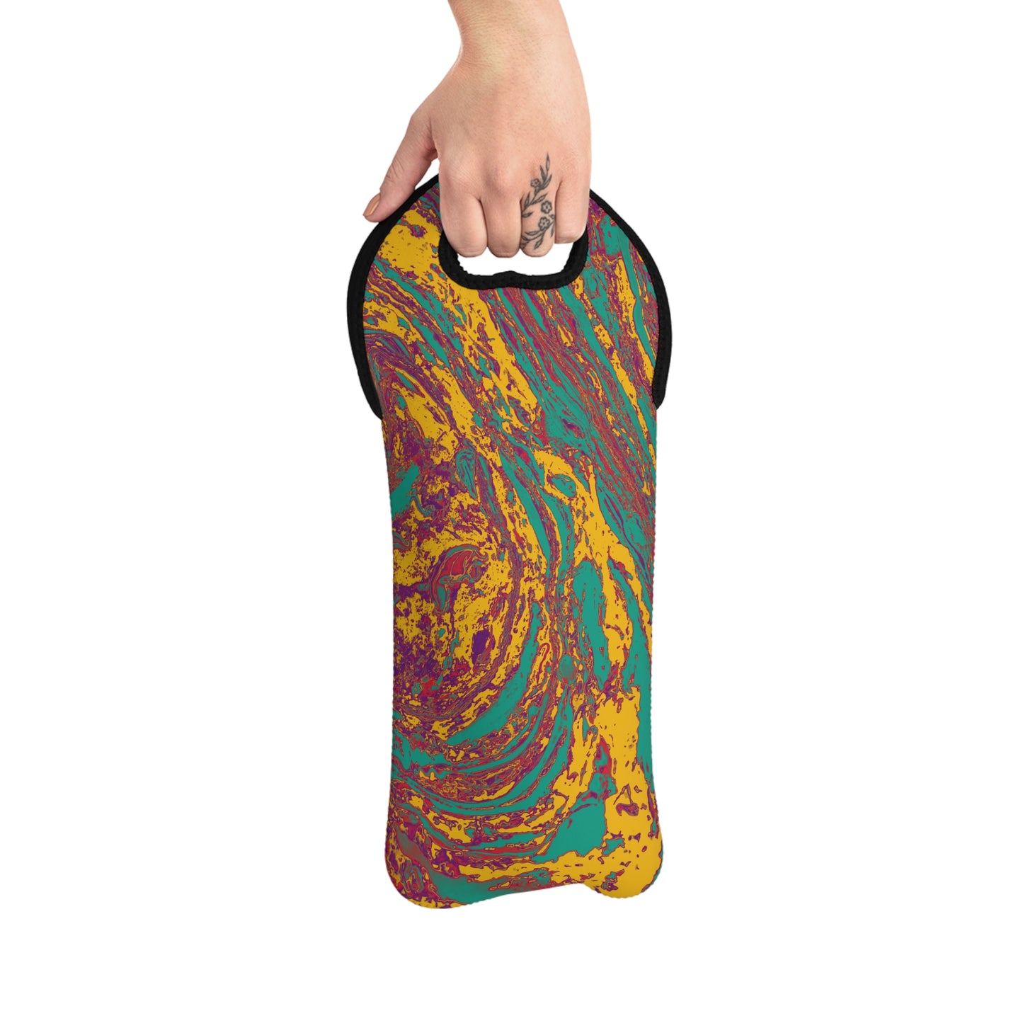 Visionary Vibes - The Alien Wine Tote Bag