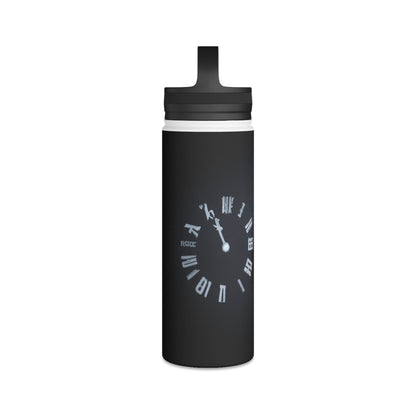 Timeless Visuals: Exploring the Concept of Time Through the Ages. - The Alien Stainless Steel Water Bottle, Handle Lid