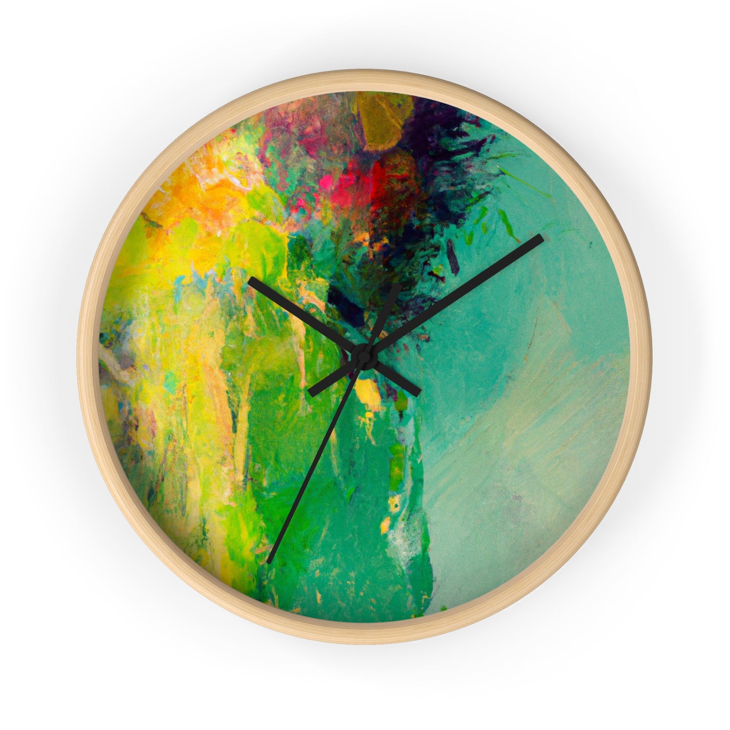 "A Lazy Summer's Day: An Abstract Ode" - The Alien Wall Clock