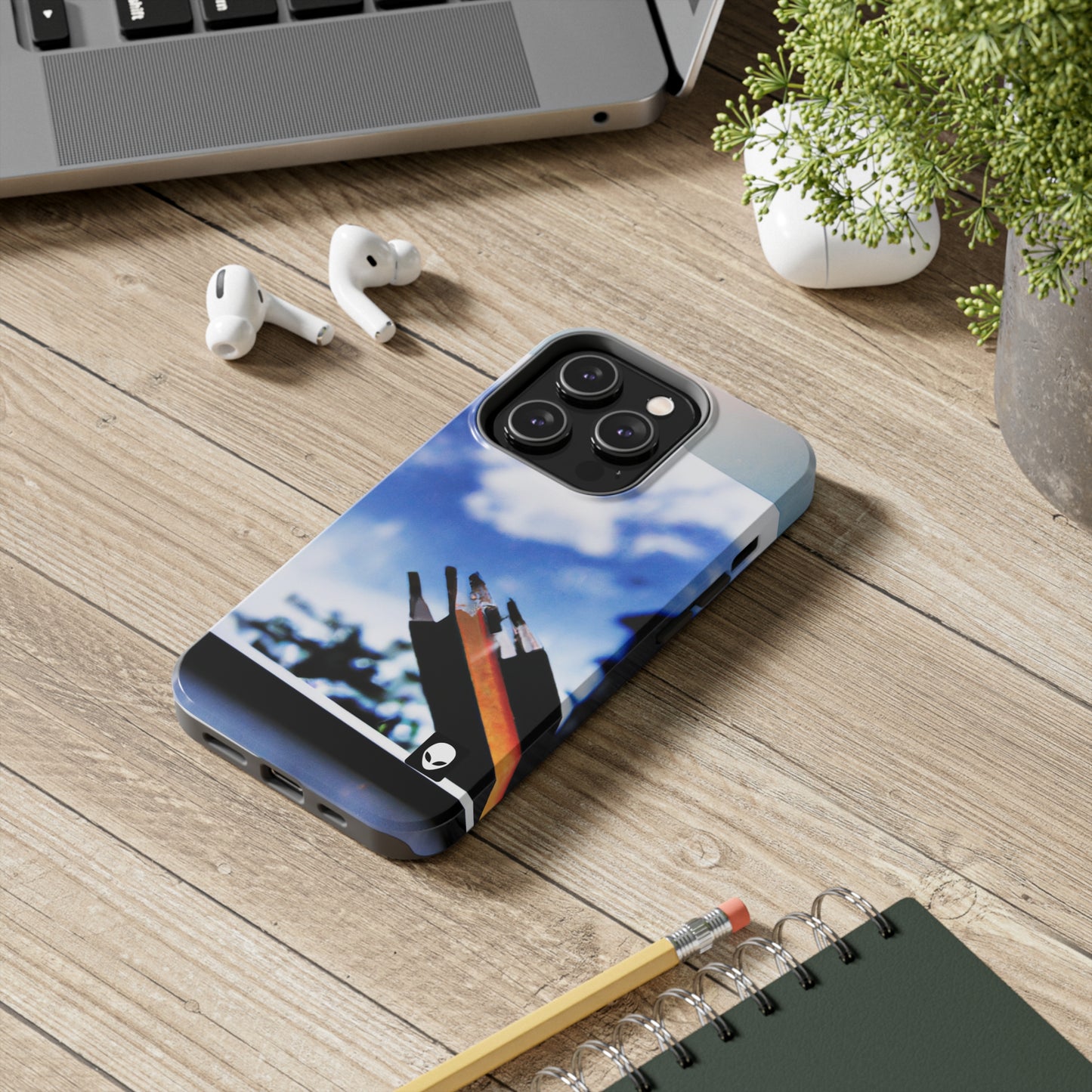 „Colors of Home: Orte durch Kunst erkunden“ – The Alien Tough Phone Cases