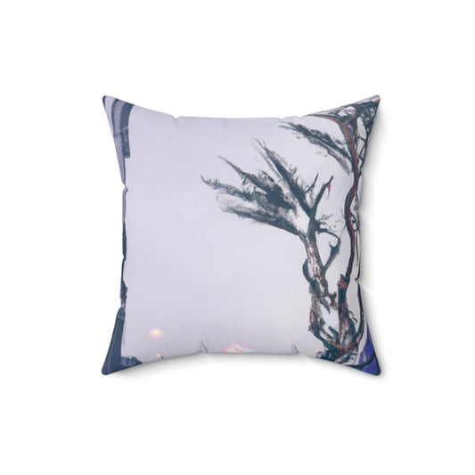 "Exploring Photographs in Color" - The Alien Square Pillow