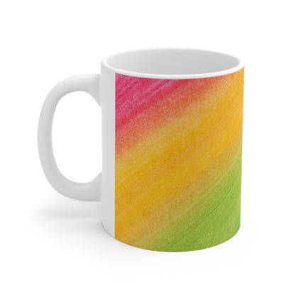 Shapescape Elegance - La taza de cerámica alienígena 11oz