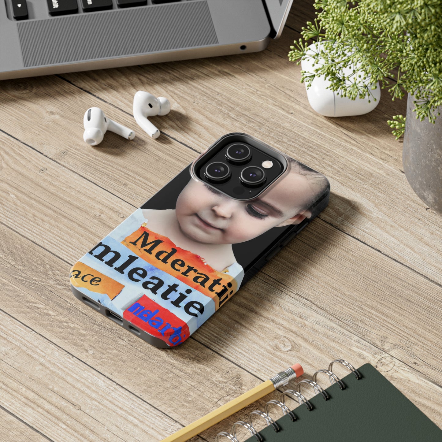 "Anxious Beginnings: A Child's Uncertain Futurescape". - The Alien Tough Phone Cases